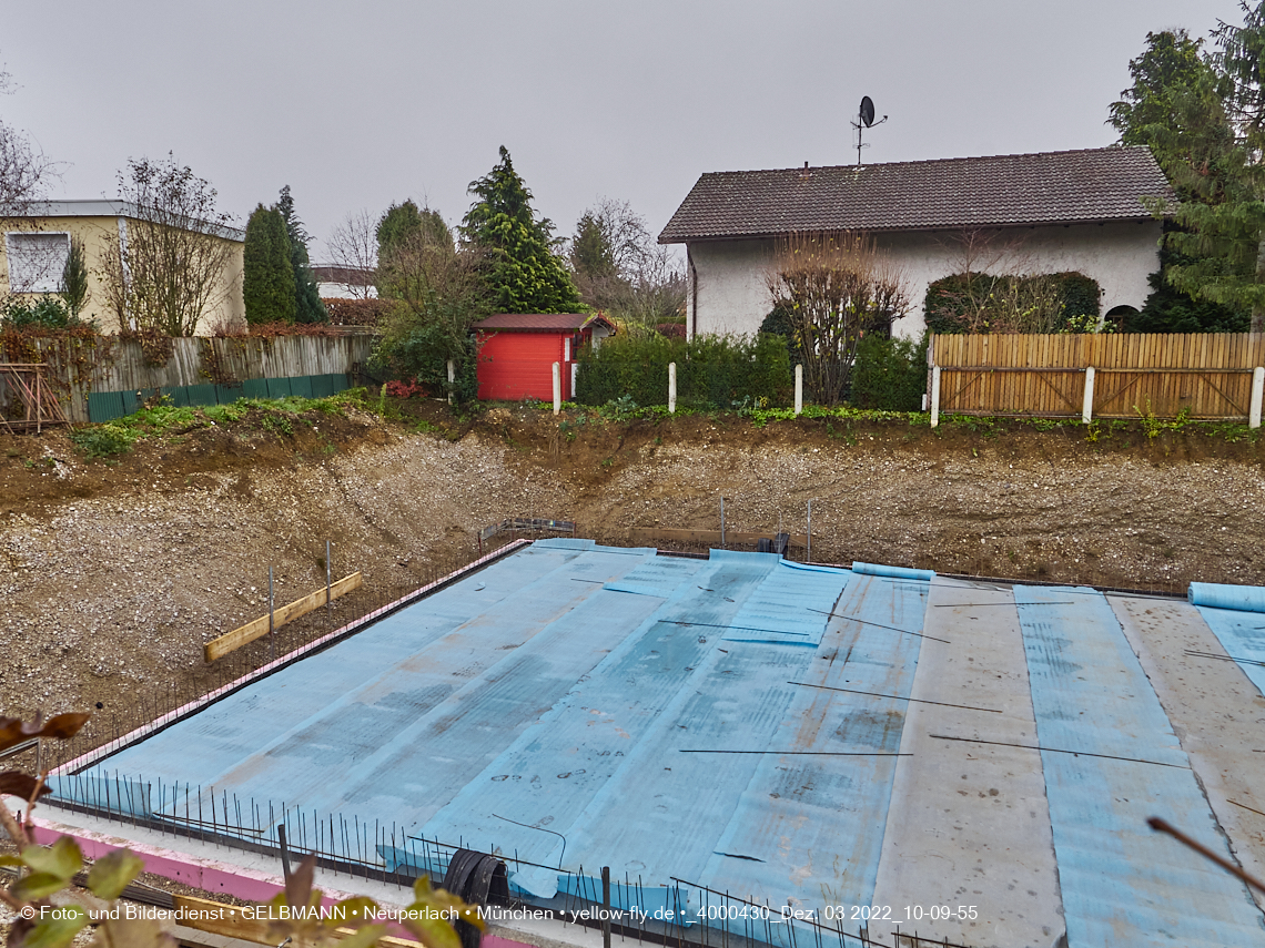 03.12.2022 - Neubau eines Mehrfamilienhause in der Niederalmstraße 16 in Neuperlach-Trudering